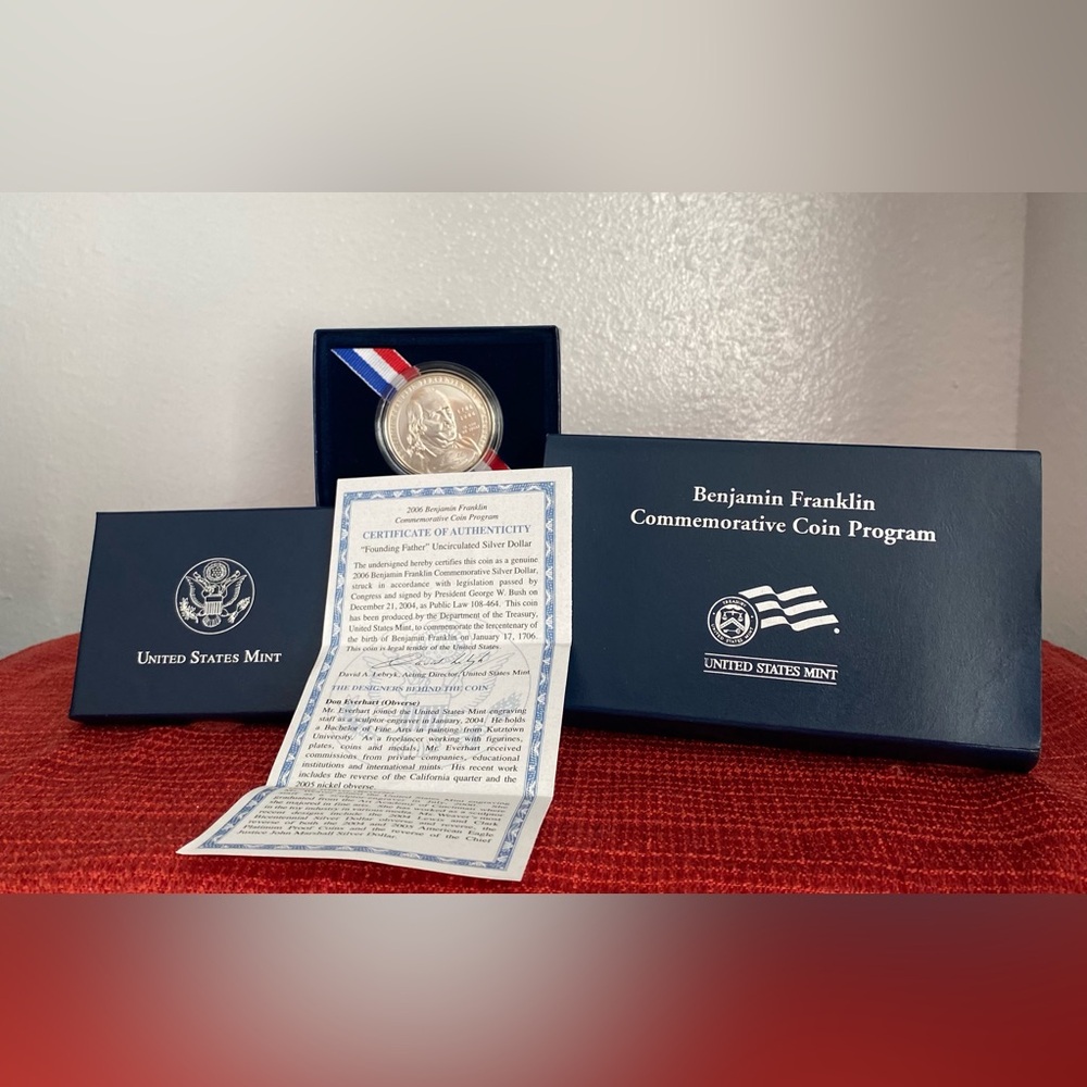 Benjamin Franklin Commemorative Coin Program Set